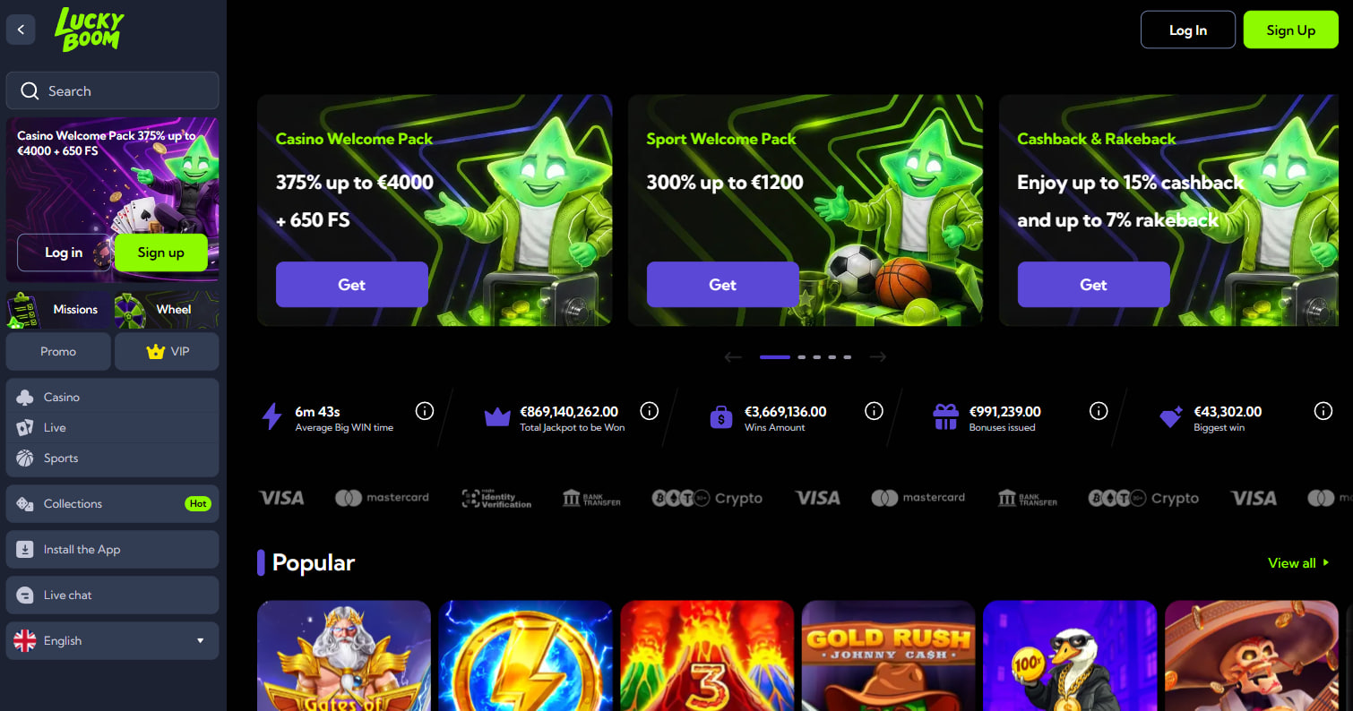 Lucky Boom Casino