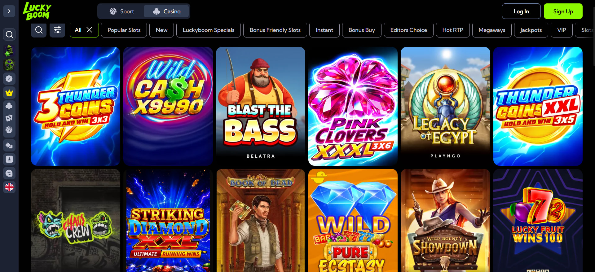 Lucky Boom Casino Slots and Games